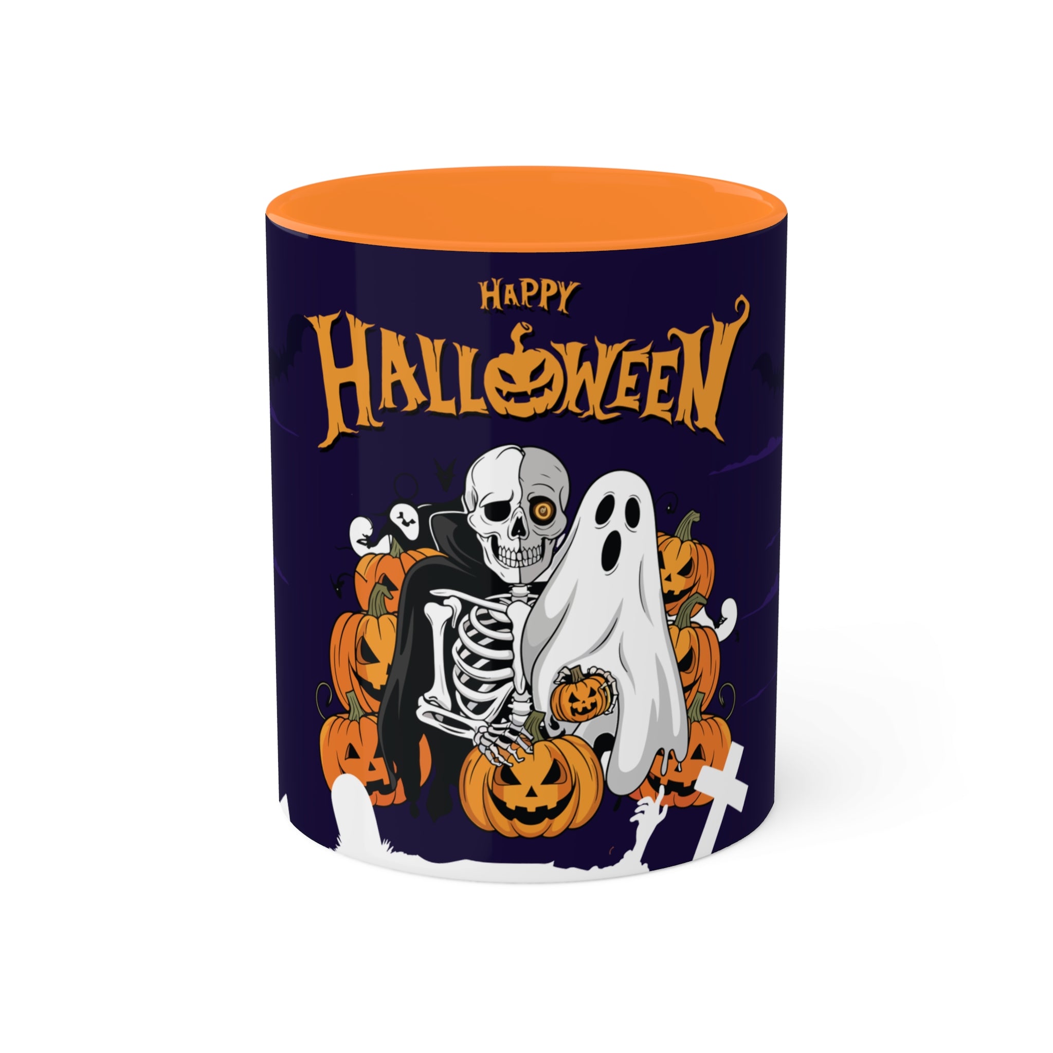 Halloween is Better with Skeleton | Colorful Mugs